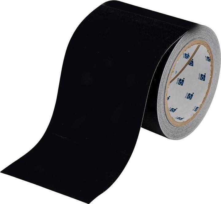 Image du produit Brady B-3, Rubans de marquage au sol, vinyle, noir, 101.60 mm x 30.48 m (101.60 mm)