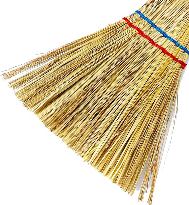 Produktbild Mojawo Strohbesen Kehrbesen Handfeger Zimmerbesen Hexenbesen L28xB14cm (1 Stk.)