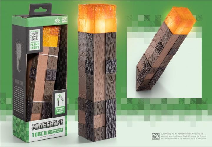 Image du produit Noble Collection Dekoleuchte Minecraft Illuminating Torch (28.50 cm)