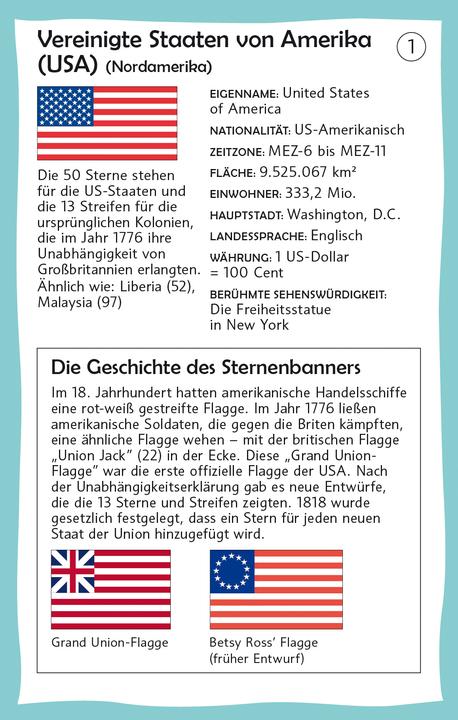 Label énergétique Entdecker-Karten: Flaggen und Länder de (Allemand, 2024)