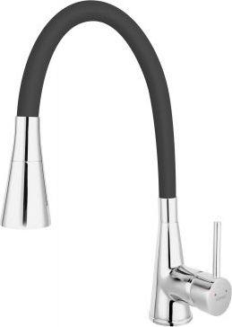 Actual product image FERRON Zumba II standing black kitchen faucet (BZA42B)