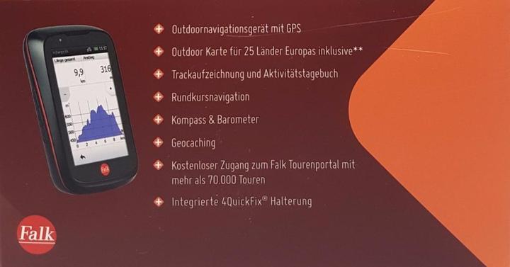 Image du produit Falk Ordinateur de vélo GPS Tiger Geo