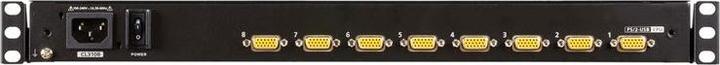 Produktbild Aten CL3108NX KVM-Switch, 18,5Zoll TFT, VGA, PS/2-USB, 8 Port, DE-Layout