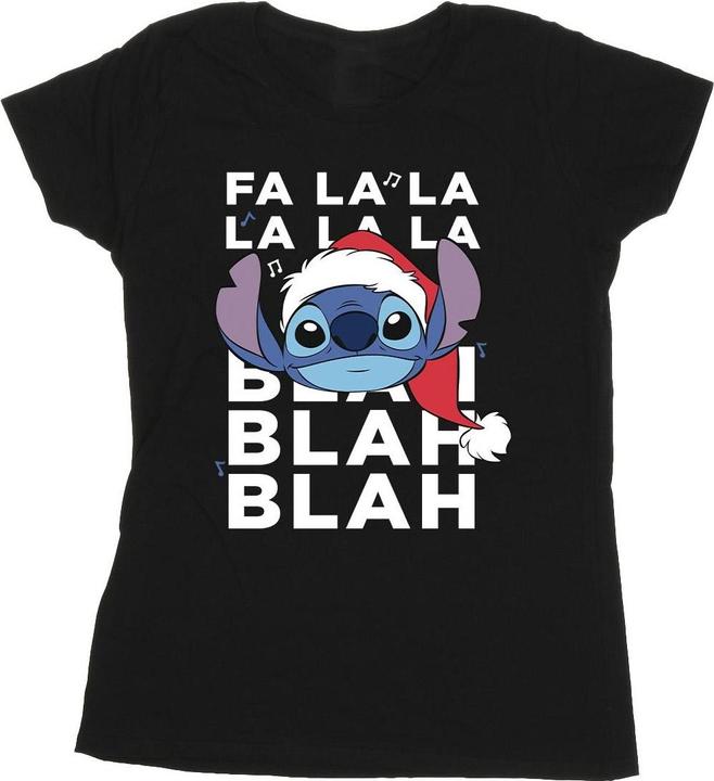 Disney Lilo And Stitch Christmas Blah Blah Blah TShirt (S)