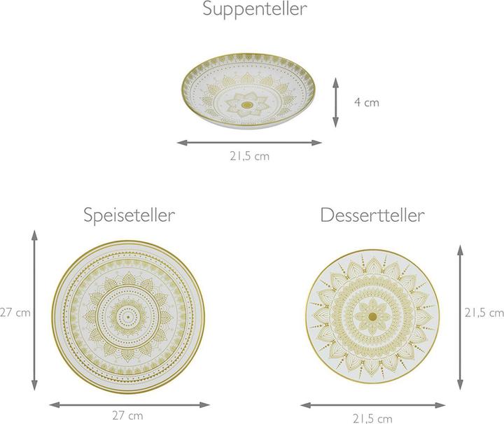 Image du produit CreaTable Mandala (12 x)