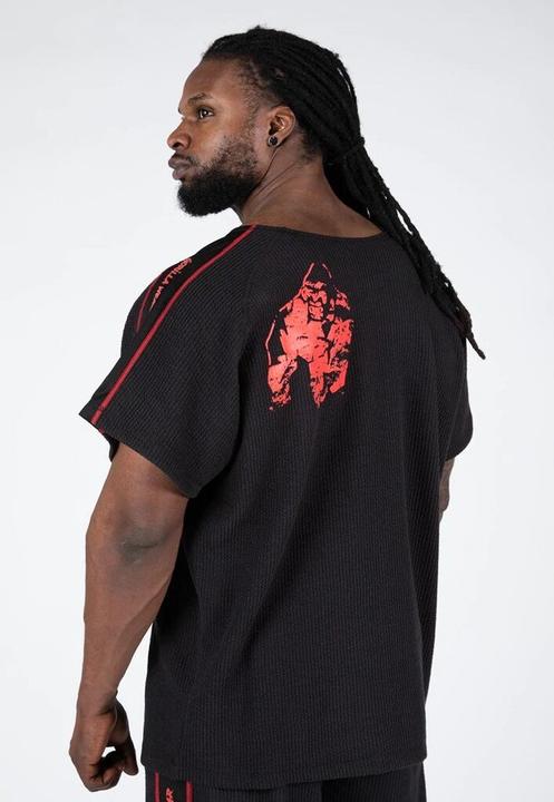 Immagine prodotto Gorilla Wear Top da allenamento Buffalo Old School Nero/Rosso (S, M)