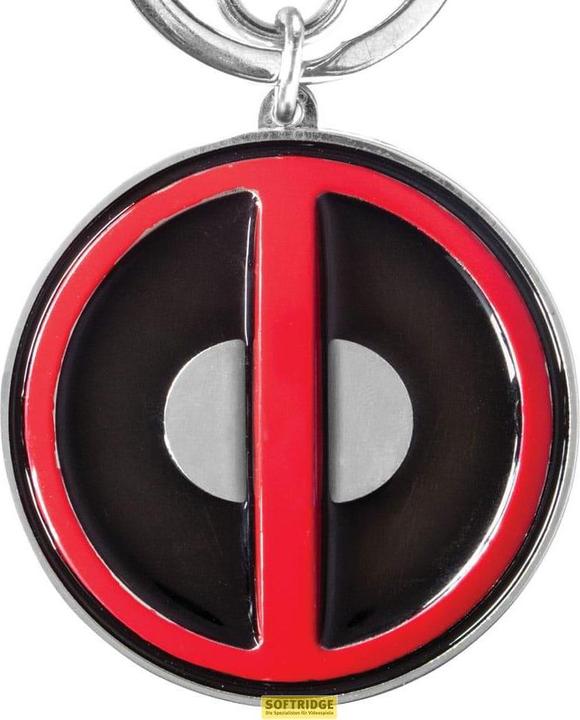 Actual product image WTT PORTE CLE DEADPOOL LOGO COLORED METALLIQUE 68084/180