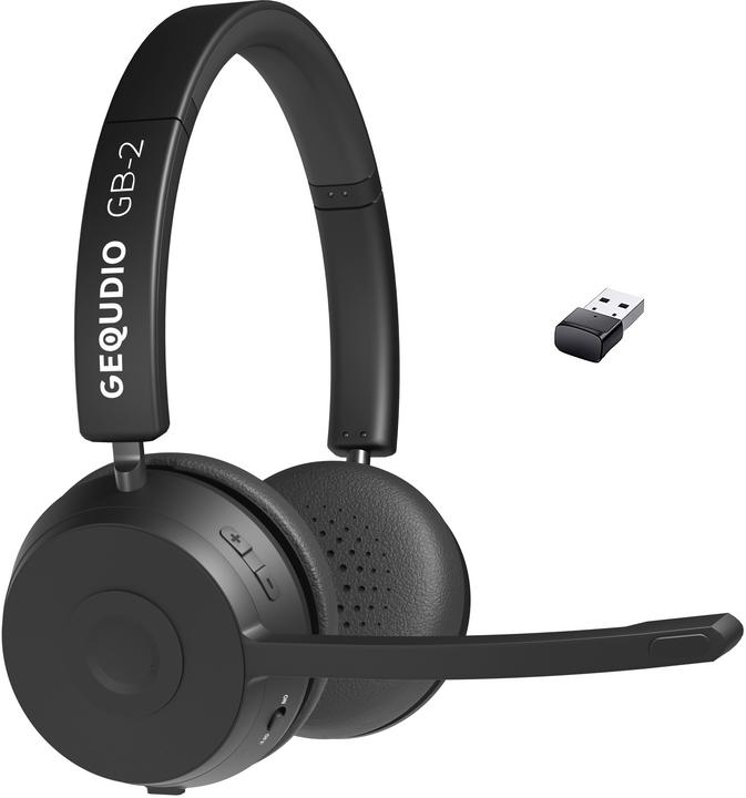 Produktbild Gequdio Schnurlos Bluetooth Headset GB-2 (ohne USB-Adapter) (Kabellos, USB-A)