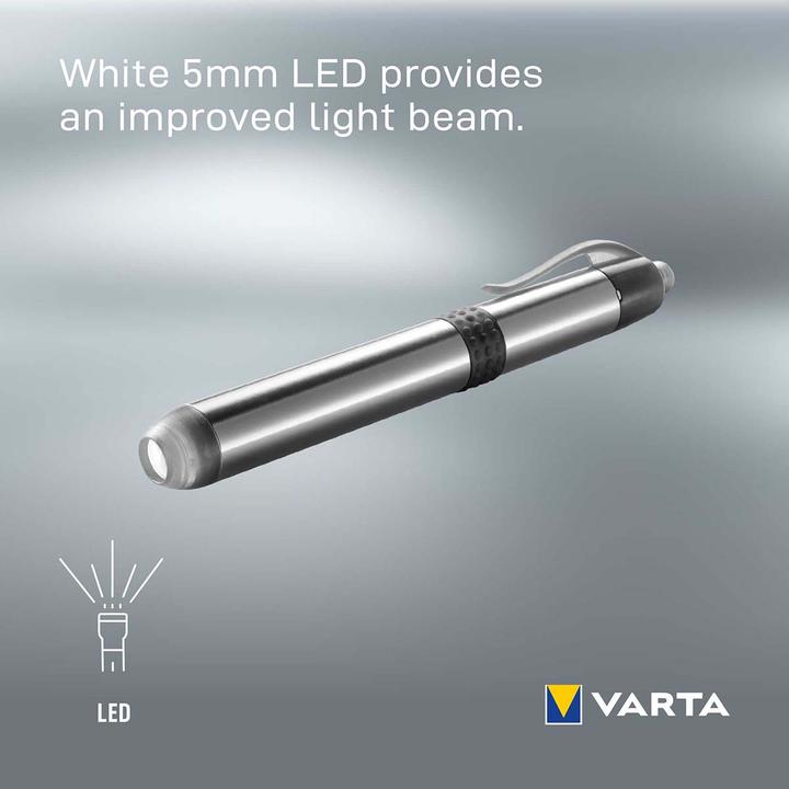 Actual product image Varta Torch, penlight, LED, 1 AAA (11.70 cm, 3 lm)