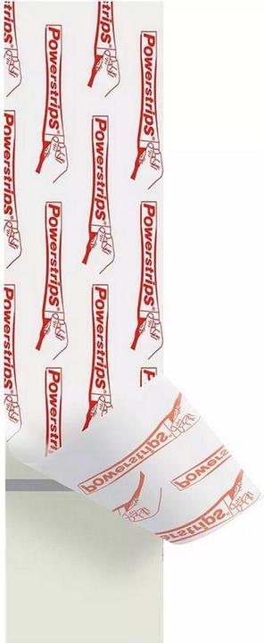 Produktbild tesa 3x Powerstrips für Tapete & Putz, 1kg Halteleistung, 18 doppelseitige Klebestreifen
