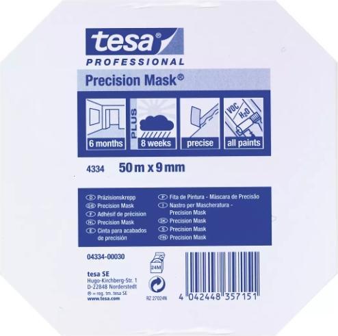 Etichetta energetica tesa 04334 Nastro di precisione per taglio Col. 50 m x 9 mm (9 mm)