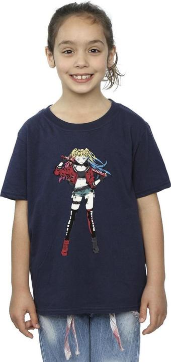 Immagine prodotto Maglietta in cotone da ragazza di Harley Quinn in posa eretta (116)