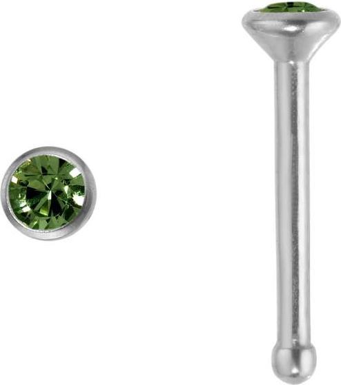Bijouteria Nasenpiercing (Titan, Kristall)