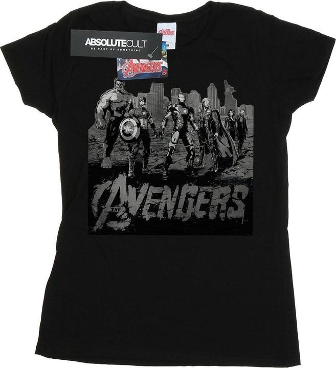 Avengers Mono Team Art TShirt (L)