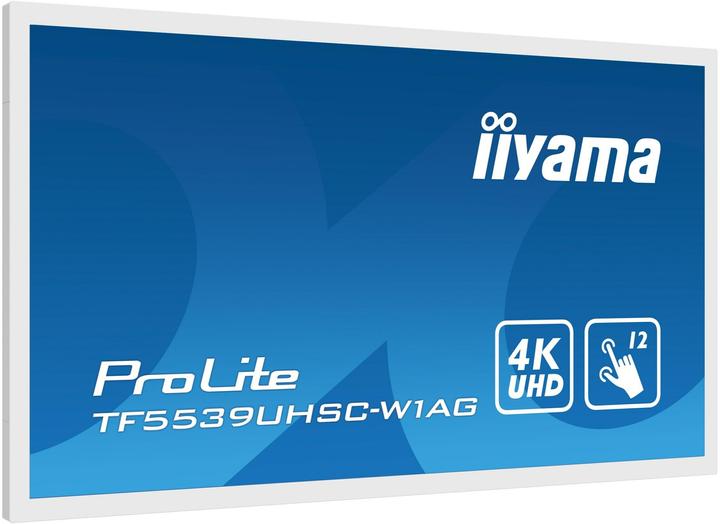 Productafbeelding iiyama 55" TF5539UHSC-W1AG Touch HDMI+DP (3840 x 2160 Pixels, 55")