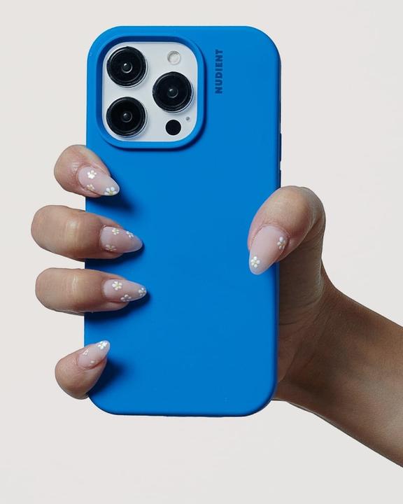 Actual product image Nudient Back Cover Base Case iPhone 15 Pro Max Vibrant Blue (Apple iPhone 15 Pro Max)