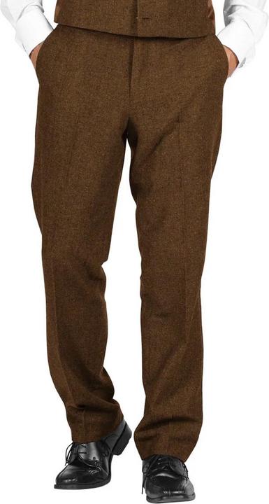 Image du produit Thetru Pantalon homme, années 20, marron (46)