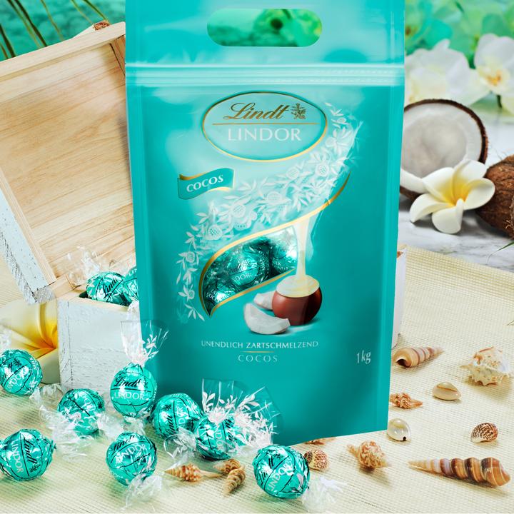 Image du produit Lindt Lindor Noix de coco (1000 g)