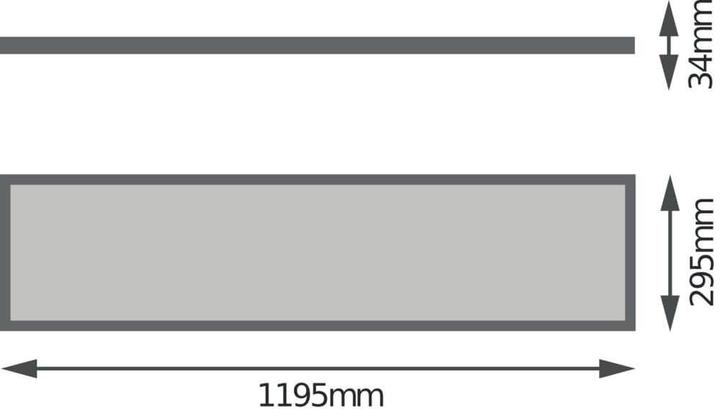 Actual product image Ledvance PANEL 4IN1 300x1200 32W 3000K 3600lm 3000K warm white (3600 lm)