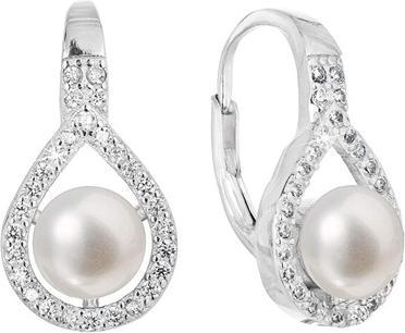 Evolution Group Fine silver earrings with real pearls 21053.1