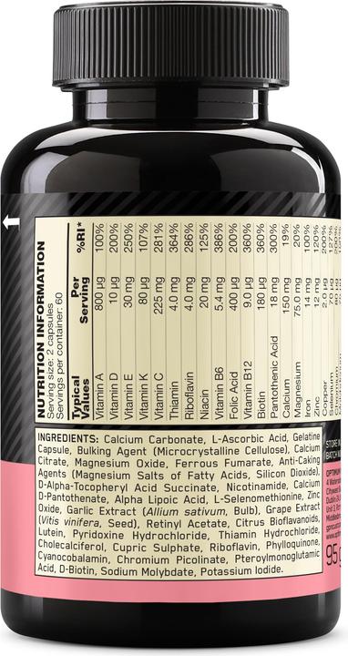 Actual product image Optimum Nutrition Opti-Women (1 Piece, Capsules, 110 g)