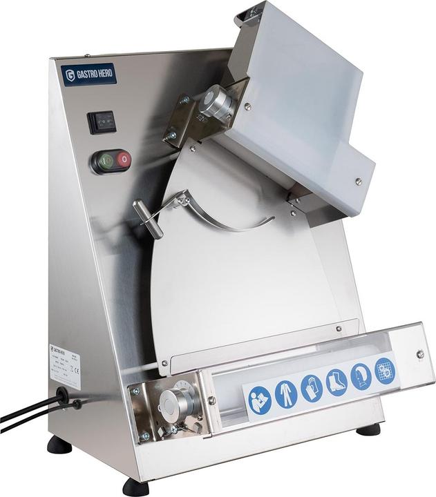 Produktbild Gastro Hero Teigausrollmaschine PROFI mit Fusspedal für Teiglinge bis
