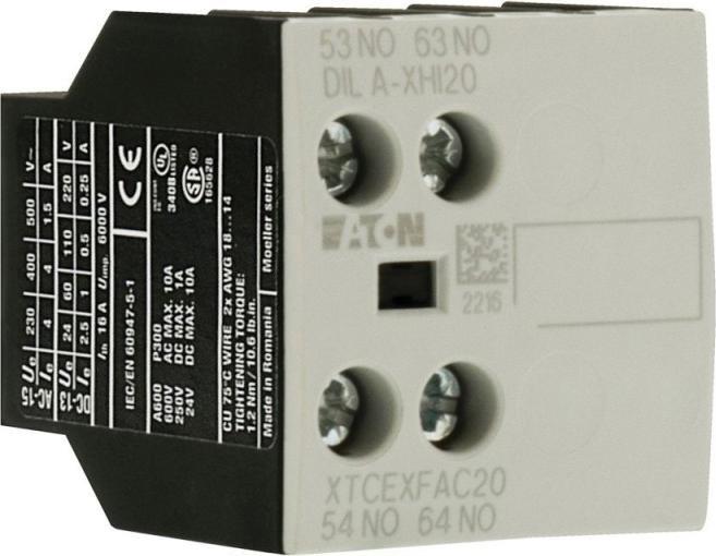 Produktbild Eaton DILA-XHI20 276422 Hilfsschalterbaustein 2S Aufbau