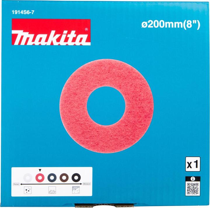 Produktbild Makita Polierscheibe rot