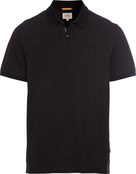 Camel Active Halbarm Poloshirt aus reiner Baumwolle