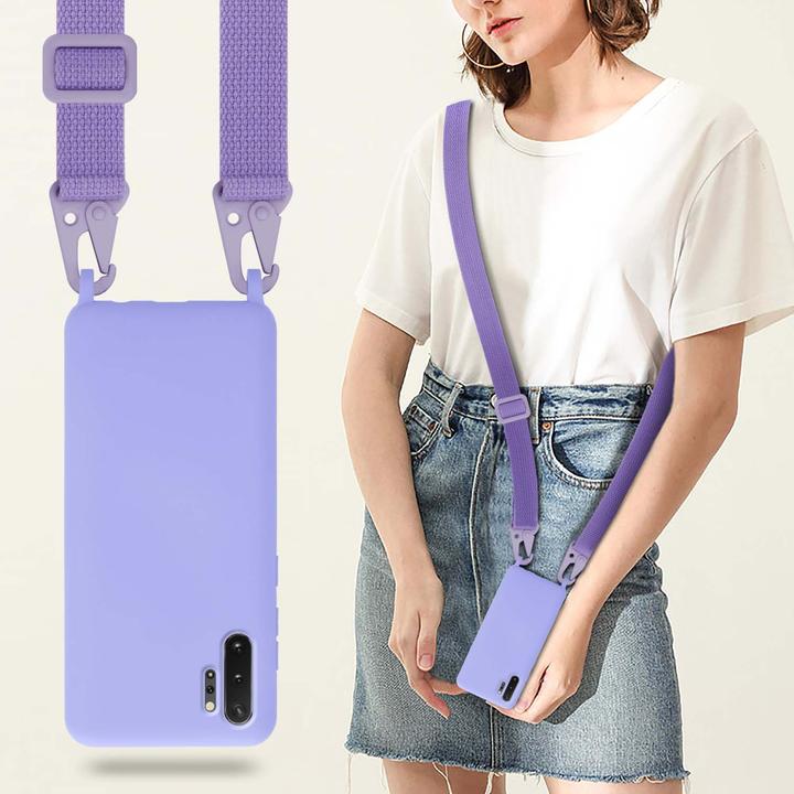 Image du produit Cadorabo TPU Cover Chaîne de téléphone portable Liquid (Samsung Galaxy Note 10 Plus)
