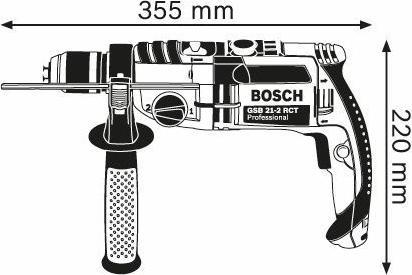 Actual product image Bosch Professional Gsb 21-2 Rct (Electrical connection)