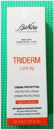 Actual product image BioNike Triderm Lenil Ag crema protettiva con argento (30 ml, 24h cream)