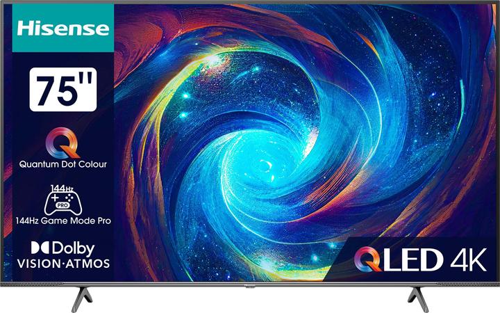 Hisense TV 75E77KQ/Pro sw QLED TV (74.41", QLED, 4K)