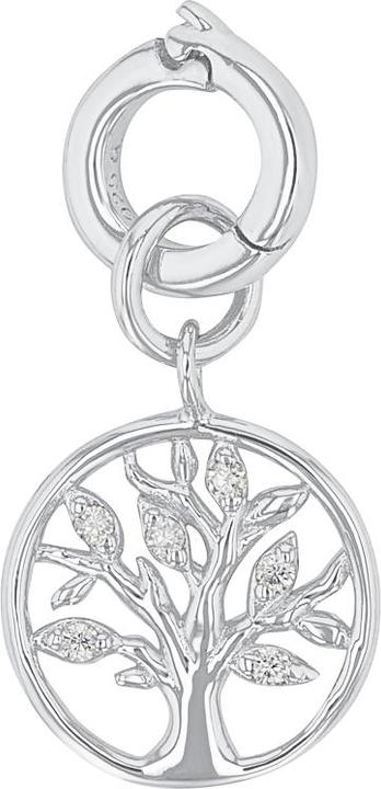 Produktbild Amor Charms für Damen, 925 Sterling Silber, Zirkonia synth. | Lebensbaum (Silber 925)