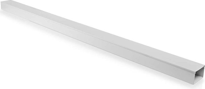 Actual product image Nedis Cable management | Tube | 1 piece | max. cable thickness: 40 mm | Aluminium | White (Duct, 110 cm)