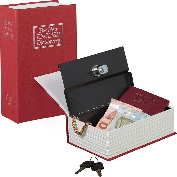 Immagine prodotto Relaxdays Cassaforte a libro