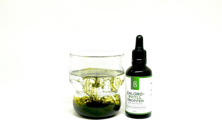 Actual product image Kraftgras Chlorophyll drops from alfalfa (1 Piece, Droplet)