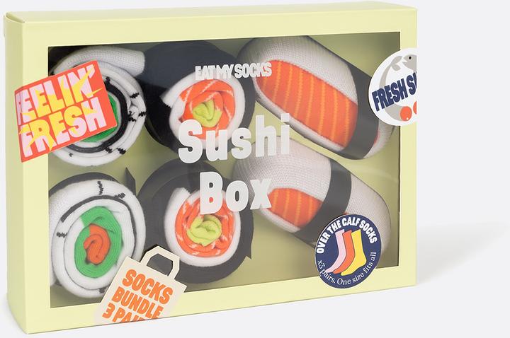 Eat My Socks Sushi Box (3er Pack, One Size)