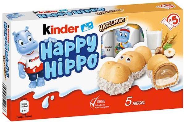 Actual product image Kinder Happy Hippo 5 x 20,7g (103 g)