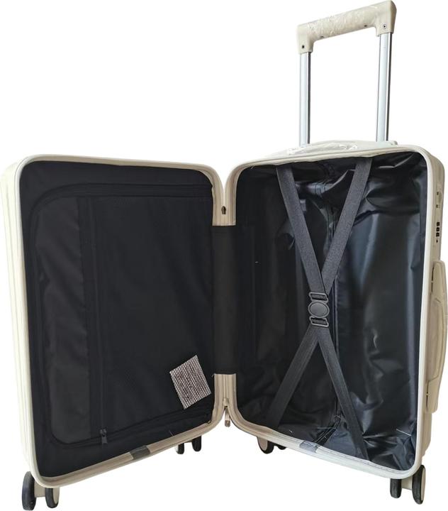 Actual product image NTK-Collection Hartschalenkoffer 4er-Set Leandra Weiss (115 l, Hand luggage (up to 50 litres), M (50 - 90l), L (90 - 115l), XL (from 140l))