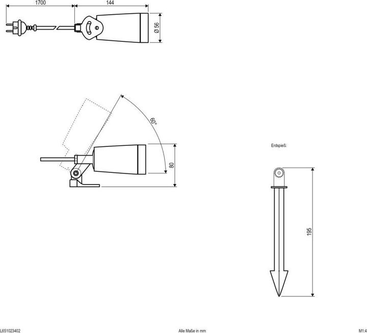 Produktbild EVN LED-Gartenstrahler (1203 lm, GU10)