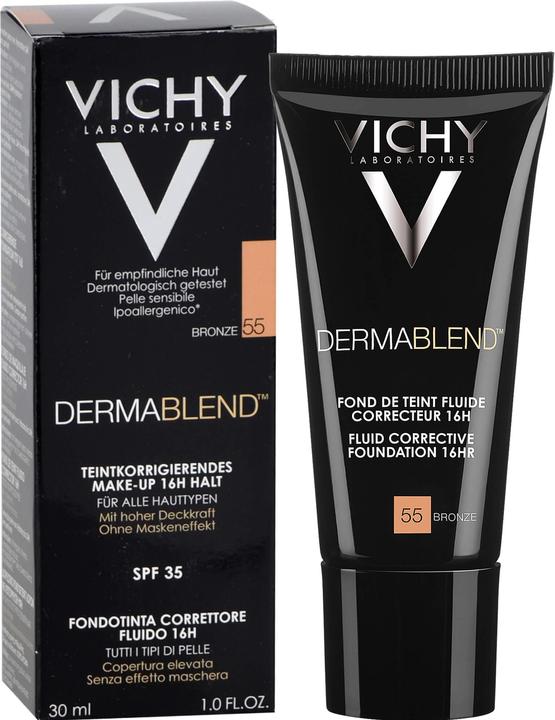 Actual product image Vichy Dermablend Complexion Correcting Make-up (55 Bronze)