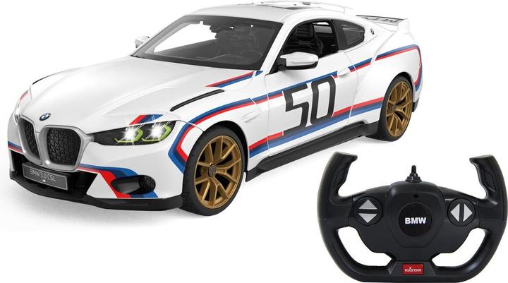 Produktbild Jamara BMW 3.0 CSL 1:14 weiss 2,4GHz Tür manuell
