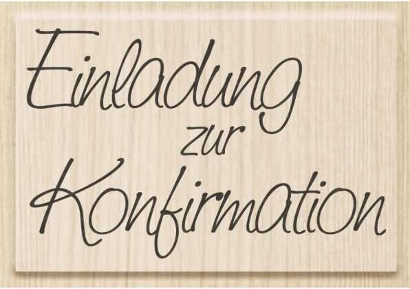 Produktbild Stewo Tampon à motif - Einladung Zur Konfirmation