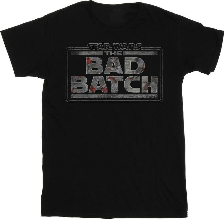 Star Wars The Bad Batch Texture Logo TShirt (S)