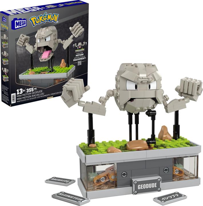 Actual product image MEGA Pokémon Mini Motion small stone movable building set