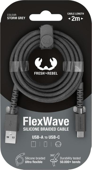 Actual product image Fresh'N Rebel 231893 USB-A to USB-C Kabel 2m (2 m, 12 W)
