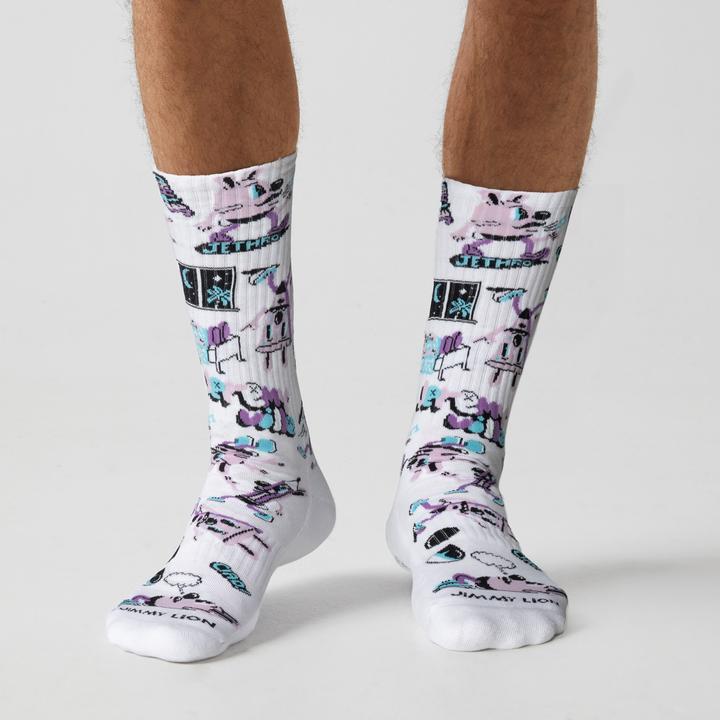 Produktbild Jimmy Lion socken athletic - jethro pattern (36, 40)