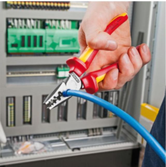 Produktbild Knipex Crimpzange für Aderendhülsen (180 mm)