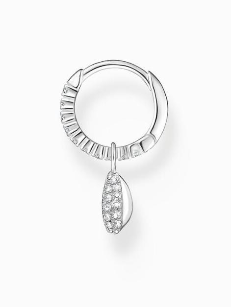 Immagine prodotto Thomas Sabo Creola singola con pietre bianche e conchiglia in argento (Argento 925)
